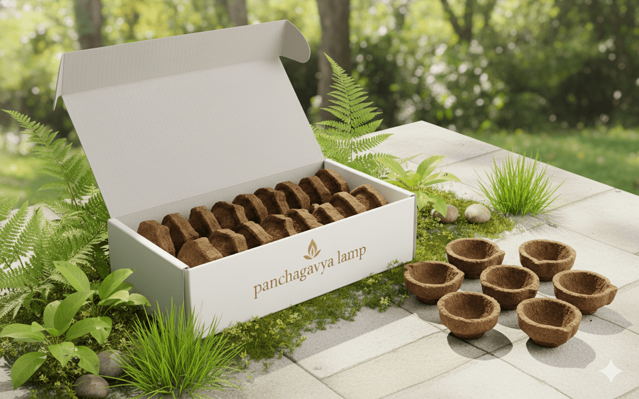 Panchagavya Lamp - Sacred Pack